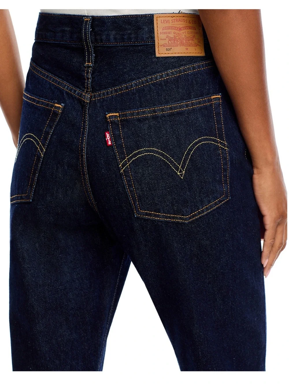 Levi’s 501 High Rise Straight Jeans in Deep Breath - size 26